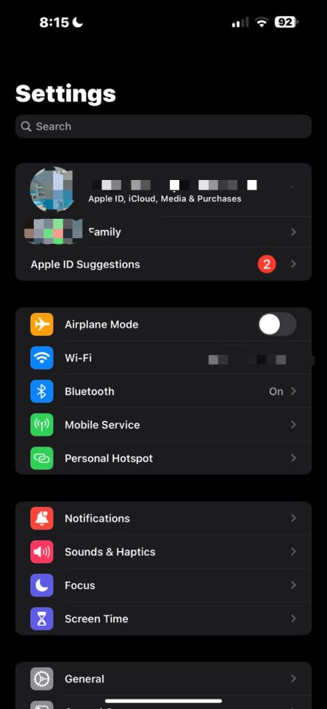 Disable Driving Mode on iPhone