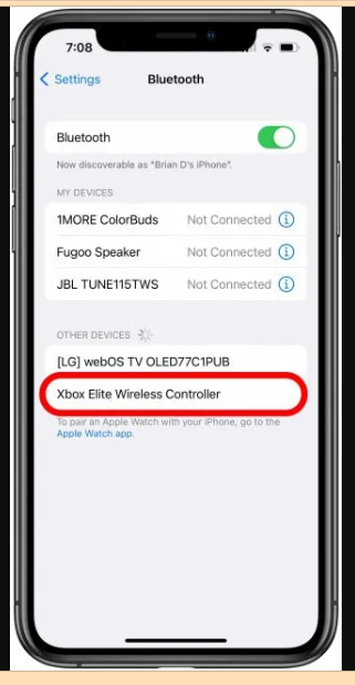 How to Connect Xbox Controller To iPhone (2022) - How to Pair Connect an Xbox Controller to iPhone Home screen settings app 1