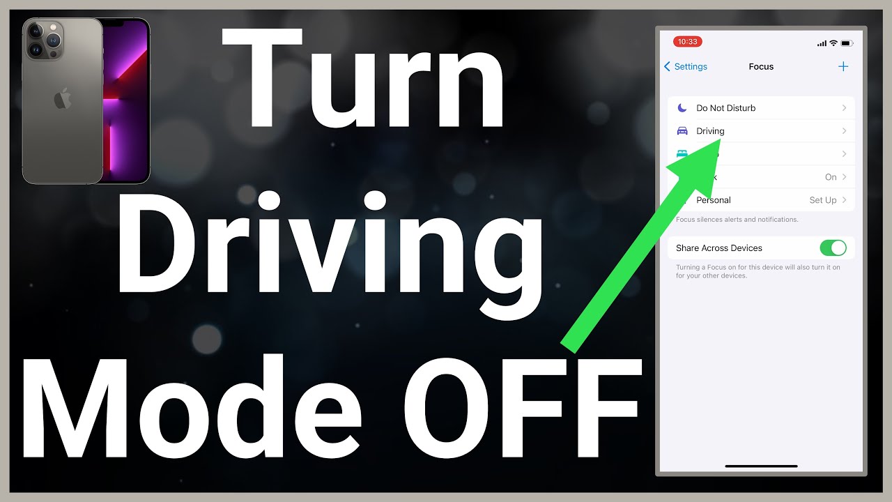 How To Turn Off Driving Mode On iPhone