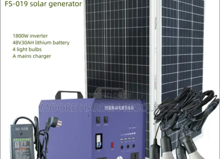 1800W JCNS Solar Generator