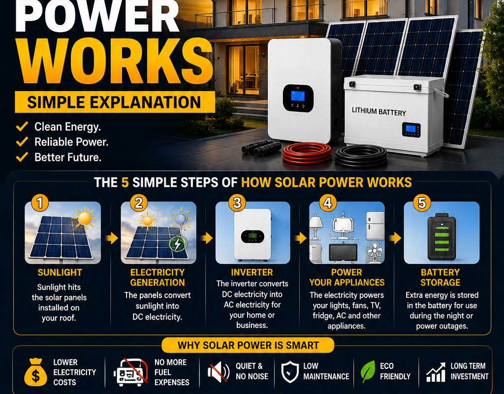 How Solar Power Works (Simple Explanation for Nigerians)