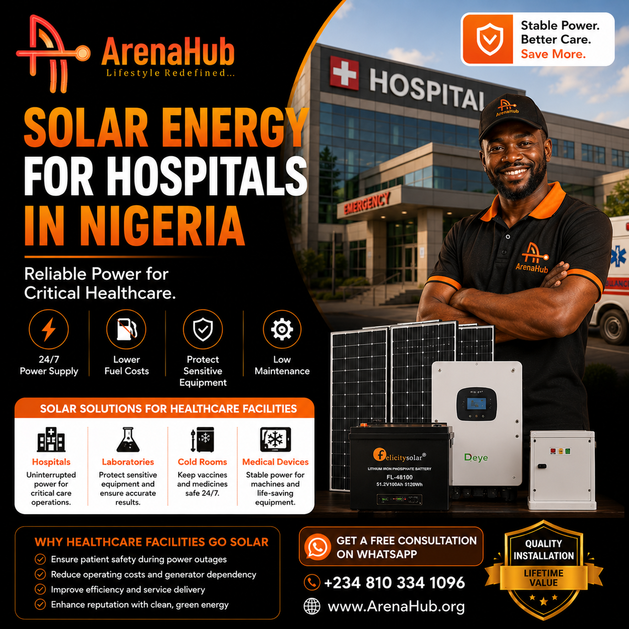 Solar Energy for Hospitals in Nigeria