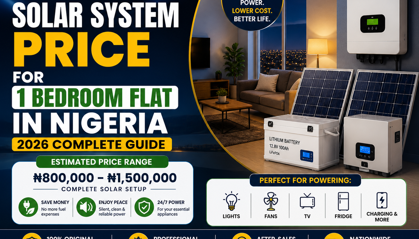 Solar System Price for 1 Bedroom Flat in Nigeria