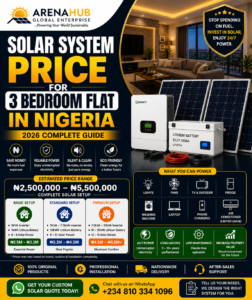 Solar System Price for 3 Bedroom Flat in Nigeria