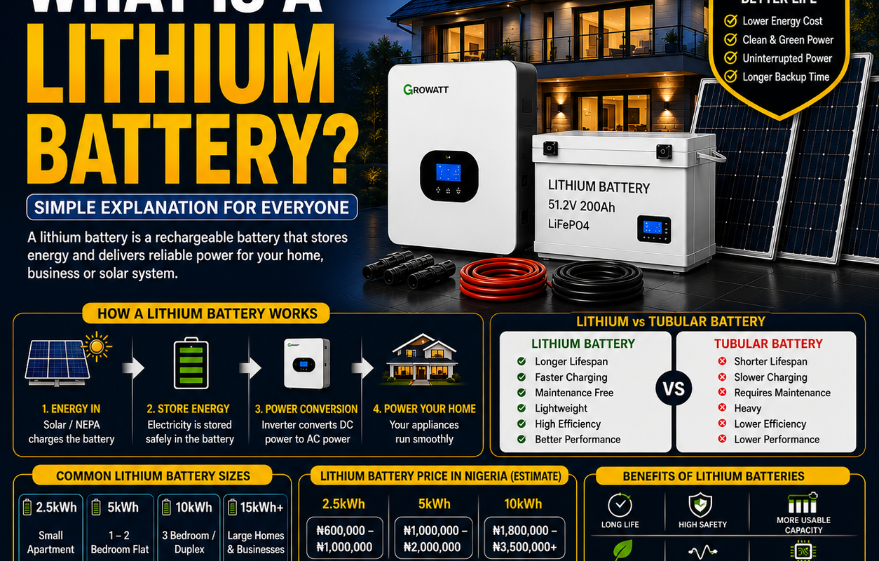 What Is a Lithium Battery? (Simple Explanation for Nigerians)